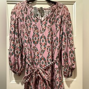 Knox Rose Pink Floral Paisley Dress